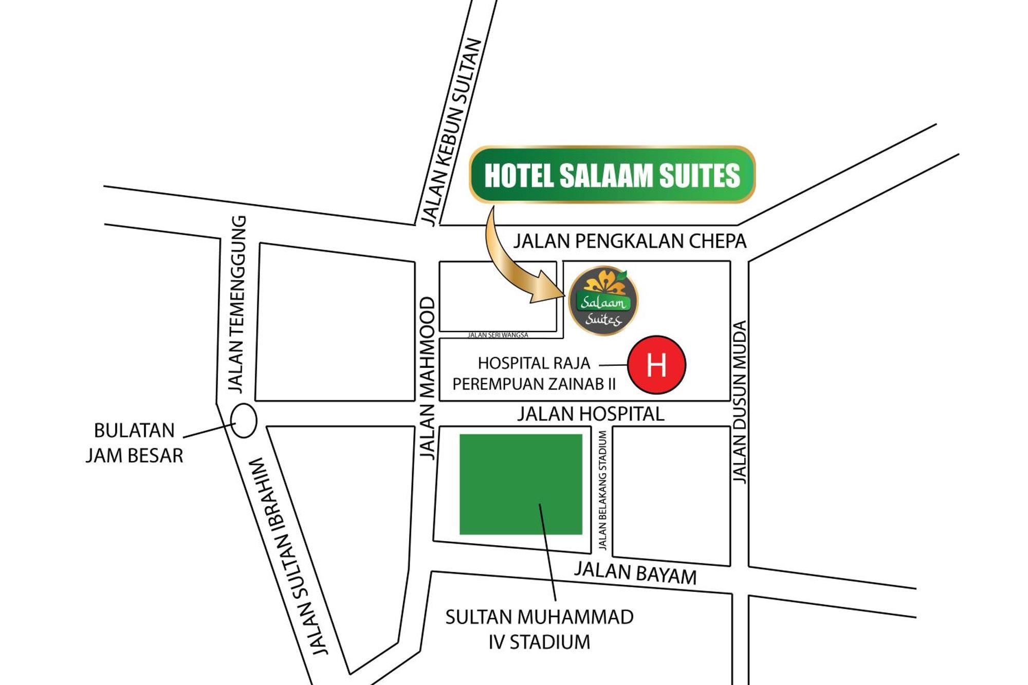 Salaam Suites Hotel 哥打巴鲁 外观 照片